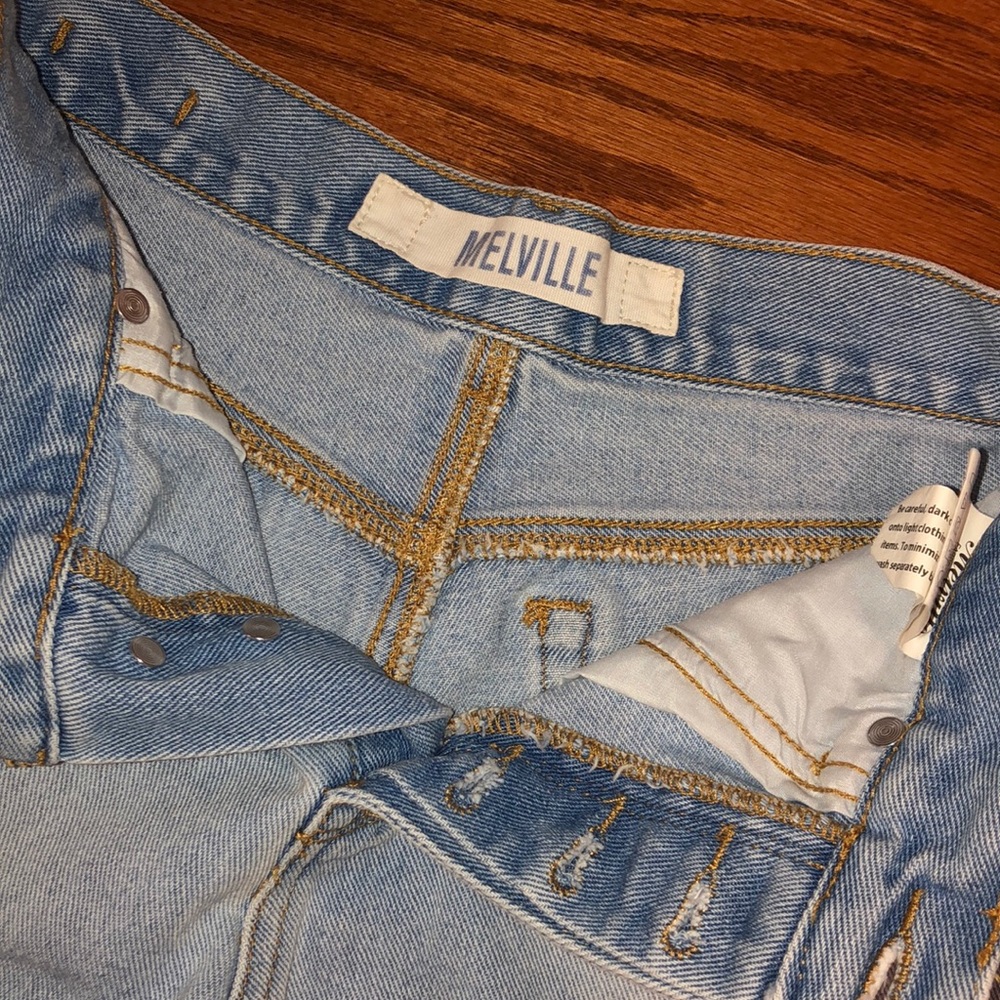 Brandy Melville Jean shorts - Picture 3 of 4